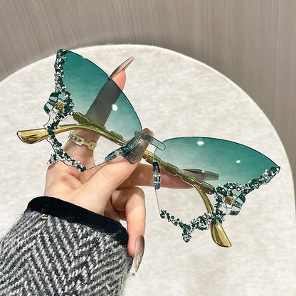 Diamond Butterfly Sunglasses