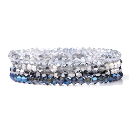4Pcs Set Crystal Glass Bead Bracelet