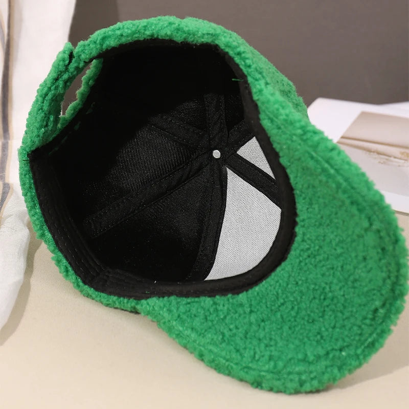 Plush Baseball Cap