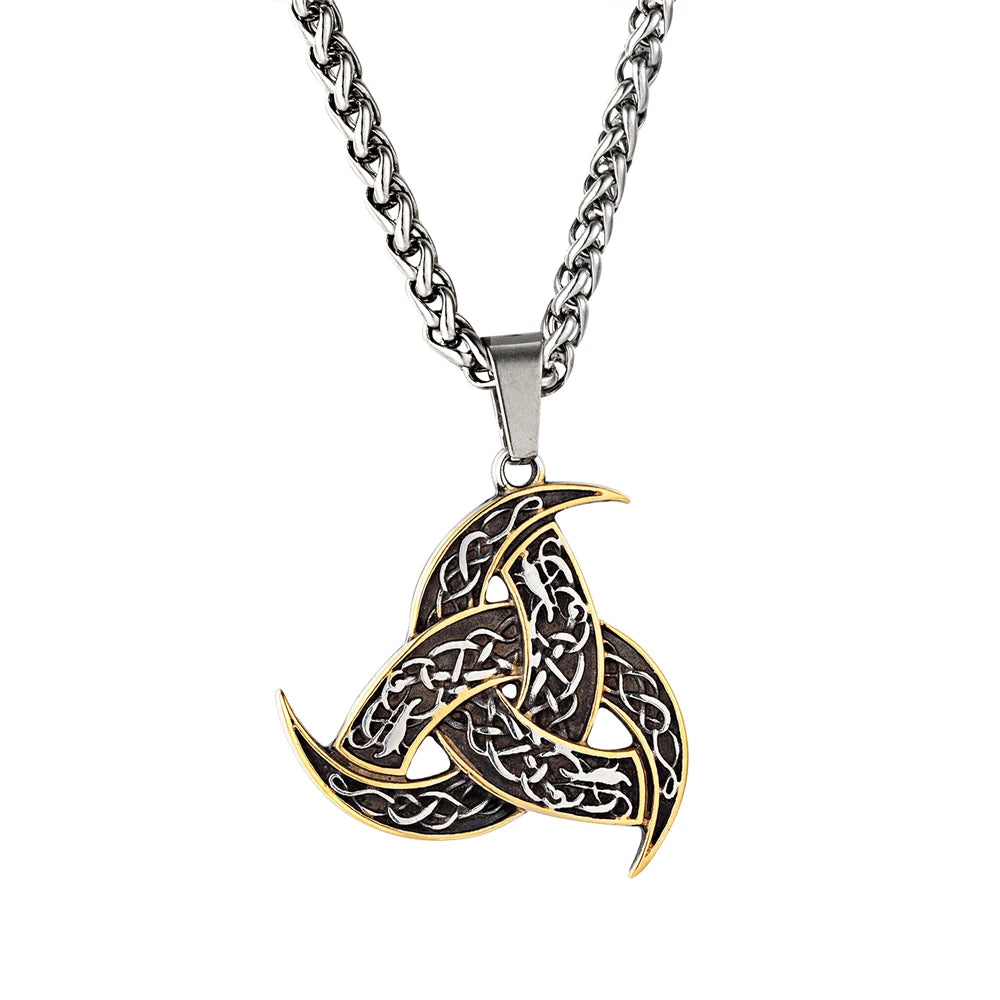 Celtic Knot Trinity Pendant Necklace