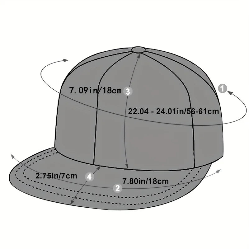 Hip Hop Embroidery Baseball Cap