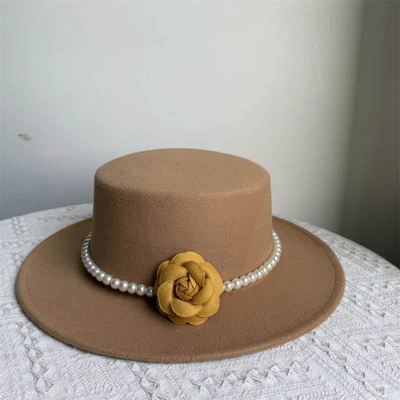 Flat Top French Fedora Hat