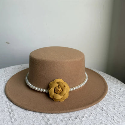Flat Top French Fedora Hat