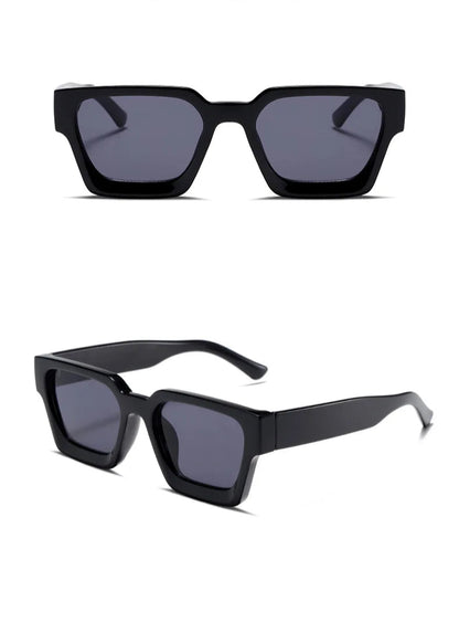 Retro Thick Frame Square Sunglasses