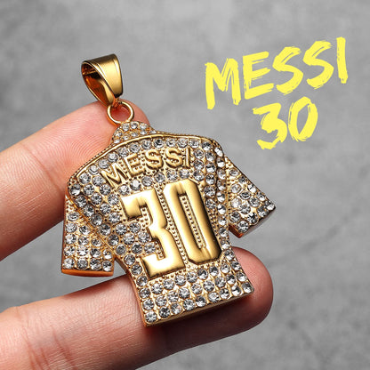 Football Jersey Pendant Necklace