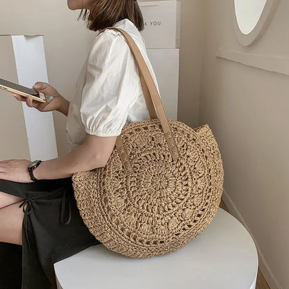 Bohemian Stylish Straw Beach Shoulder Bag