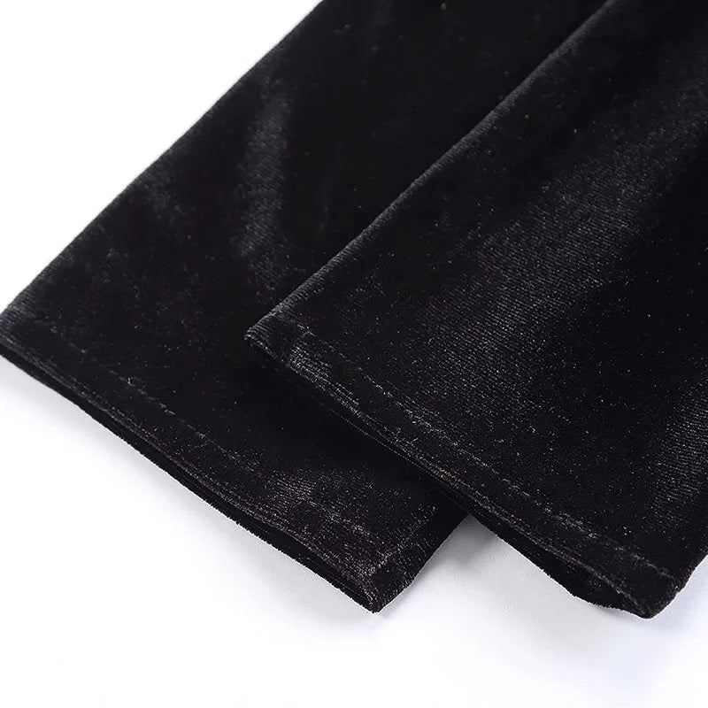 Women's Opera Evening Long Velvet Gloves