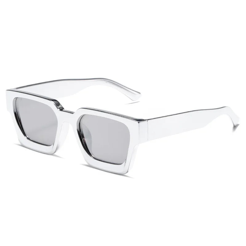 Retro Thick Frame Square Sunglasses