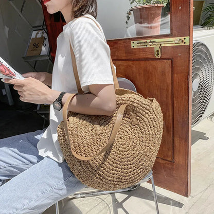 Bohemian Stylish Straw Beach Shoulder Bag
