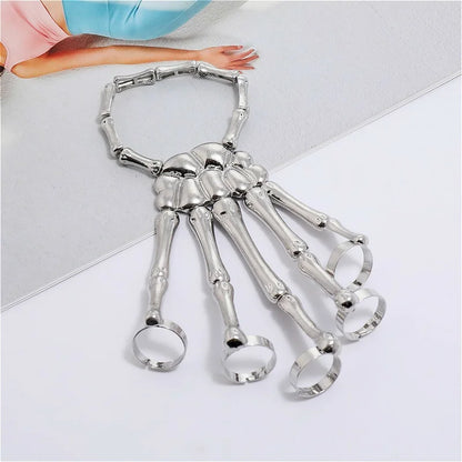 Steampunk Skeleton Hand Bracelet