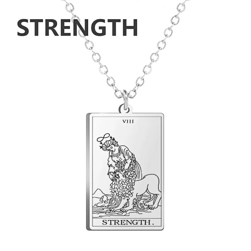 Tarot Card Pendant Necklace