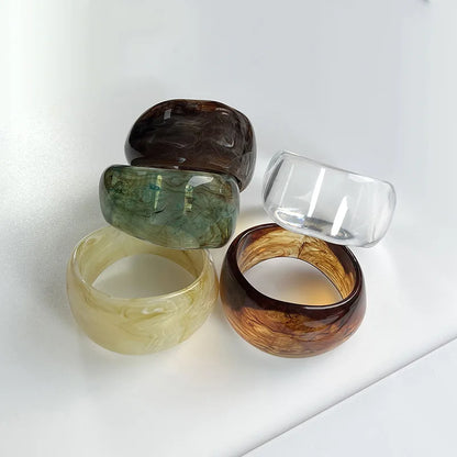 Vintage Resin Bangle Bracelet