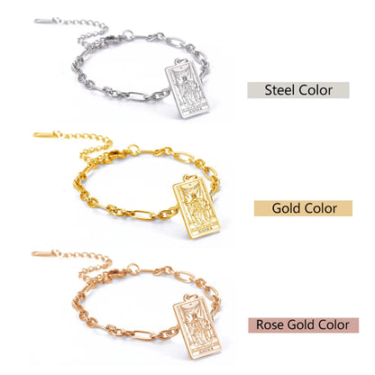Tarot Card Charm Bracelet