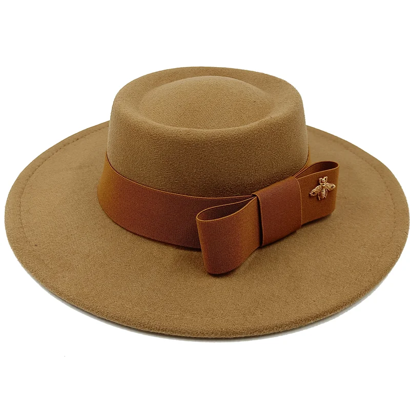 Two-Tone Bow Tie Fedora Hat