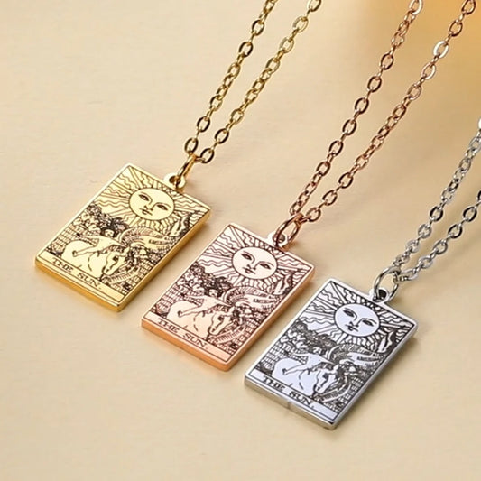 Tarot Card Pendant Necklace