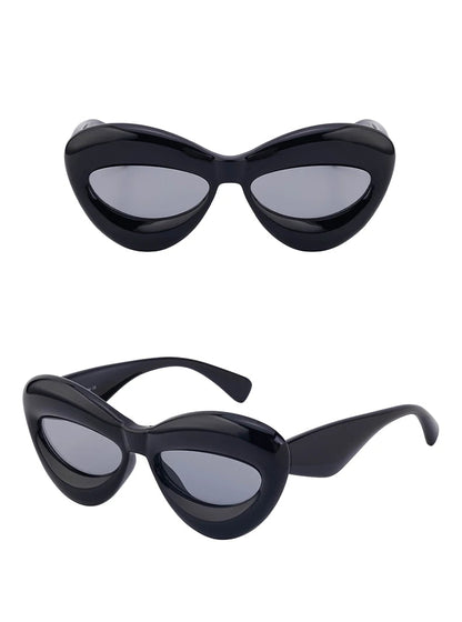 Oversized Lip-Shaped Sunglasses
