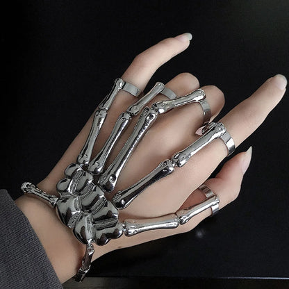 Steampunk Skeleton Hand Bracelet