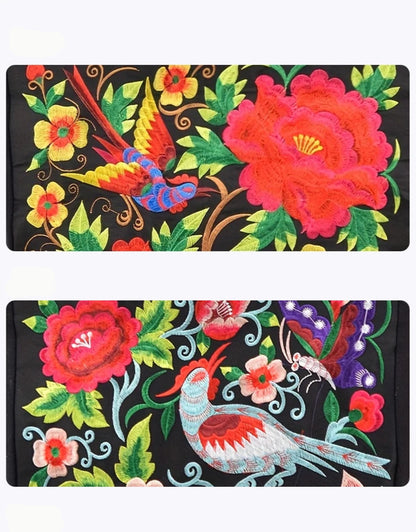 Floral Embroidered Women's Shoulder Bag