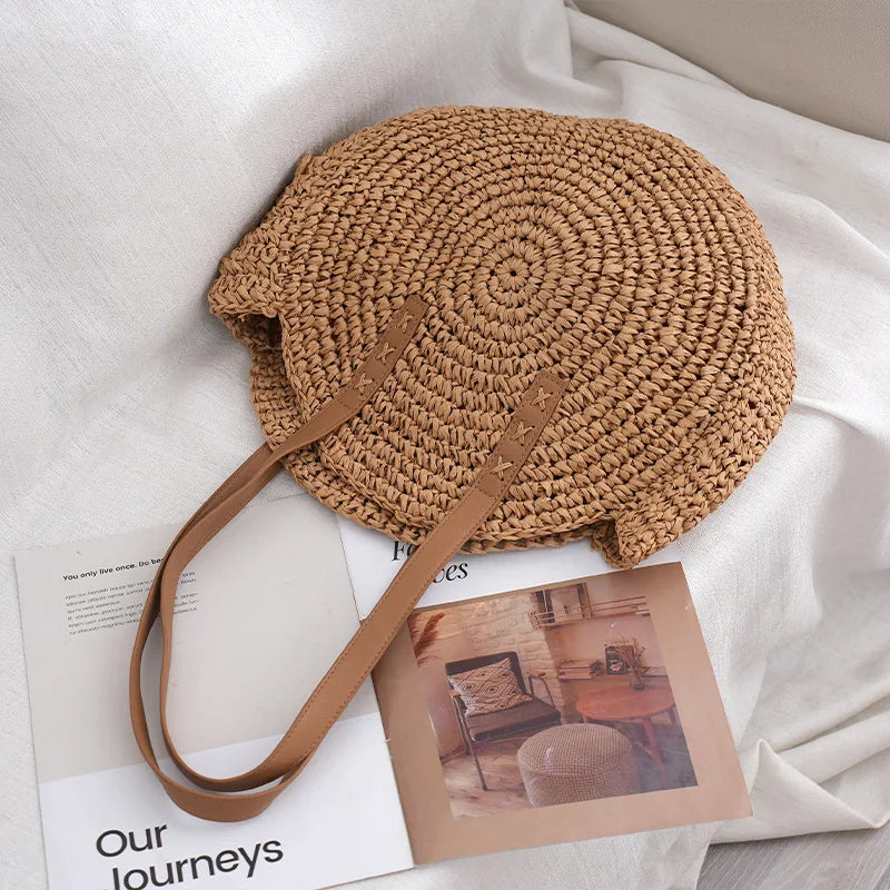Bohemian Stylish Straw Beach Shoulder Bag