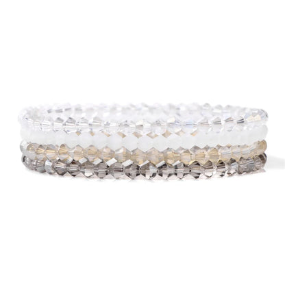 4Pcs Set Crystal Glass Bead Bracelet