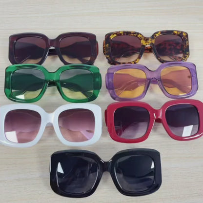 Oversized Square Vintage Sunglasses