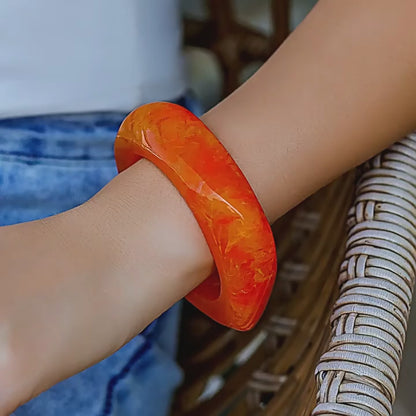 Irregular Square Chunky Bangle
