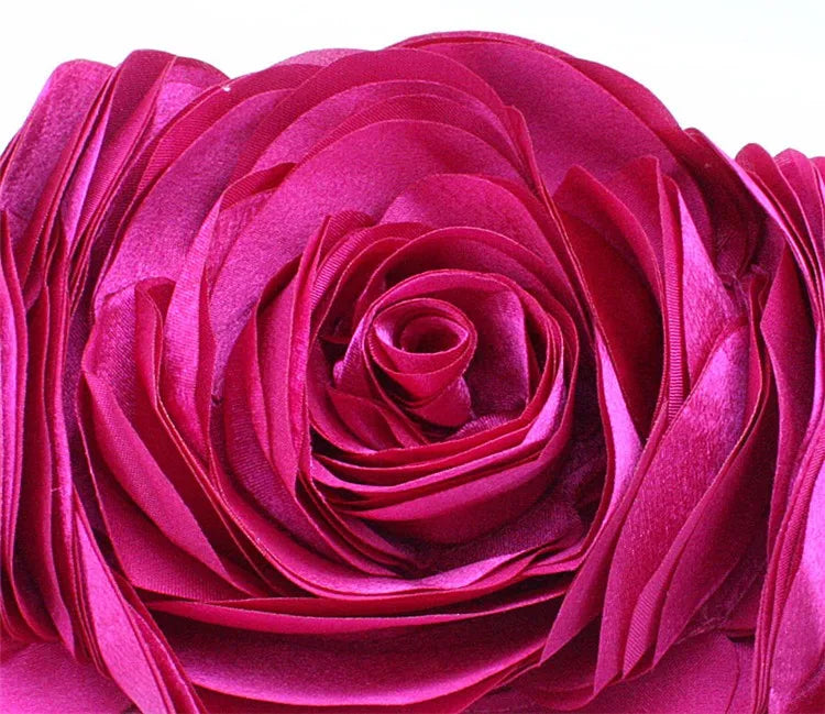 Rose Flower Wedding Evening Clutch Bag