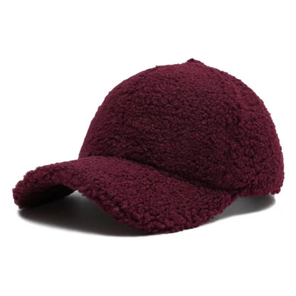 Plush Baseball Cap